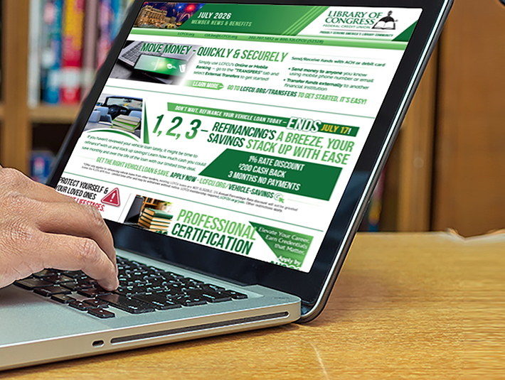 July 2026 Library of Congress FCU Member News & Benefits - Read it online