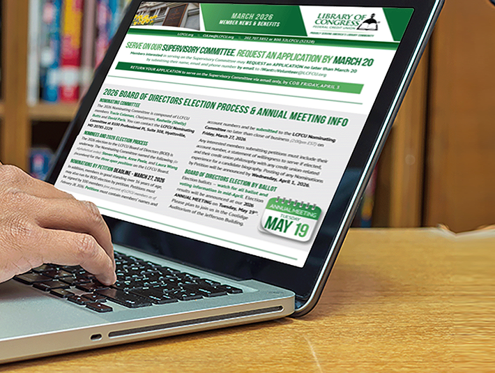 Library of Congress FCU March Member Benefits and Savings - Read it today - online