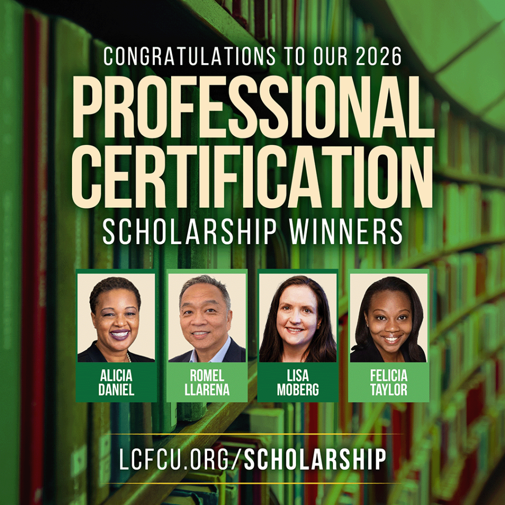Library of Congress FCU 2026 Professional Certification Scholarship Winners